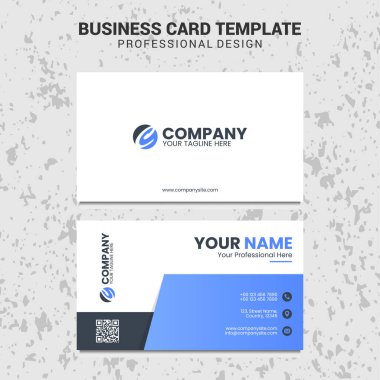 Yaratıcı kartvizit tasarım şablonu
