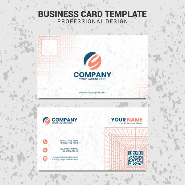 Yaratıcı kartvizit tasarım şablonu