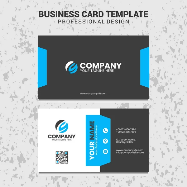 Yaratıcı kartvizit tasarım şablonu