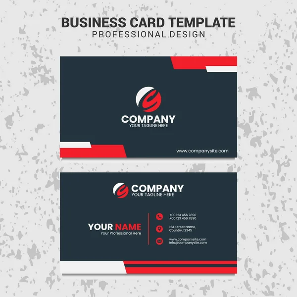 Yaratıcı kartvizit tasarım şablonu