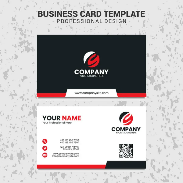 Yaratıcı kartvizit tasarım şablonu