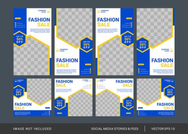 Yaratıcı sosyal medya tasarım şablonu