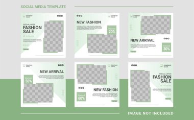 Yaratıcı sosyal medya tasarım şablonu