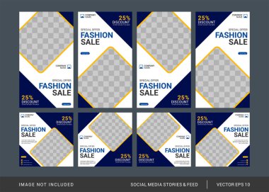 Yaratıcı sosyal medya tasarım şablonu