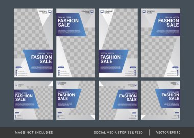 Yaratıcı sosyal medya tasarım şablonu