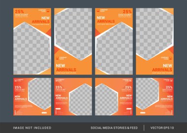 Yaratıcı sosyal medya tasarım şablonu