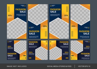 Yaratıcı sosyal medya tasarım şablonu