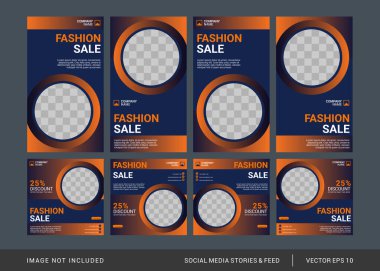 Yaratıcı sosyal medya tasarım şablonu