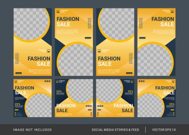 Yaratıcı sosyal medya tasarım şablonu