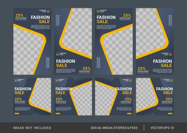 Yaratıcı sosyal medya tasarım şablonu