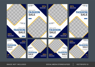 Yaratıcı sosyal medya tasarım şablonu