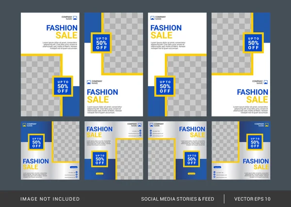 Yaratıcı sosyal medya tasarım şablonu