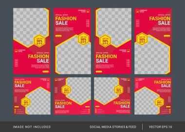 Yaratıcı sosyal medya tasarım şablonu