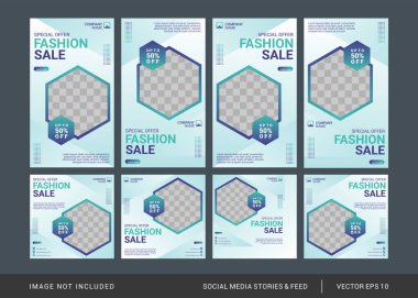 Yaratıcı sosyal medya tasarım şablonu