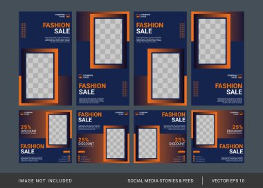 Yaratıcı sosyal medya tasarım şablonu