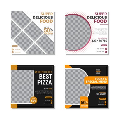 Yaratıcı sosyal medya tasarım şablonu