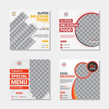 Yaratıcı sosyal medya tasarım şablonu