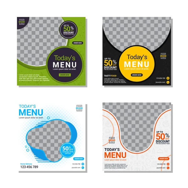 Yaratıcı sosyal medya tasarım şablonu