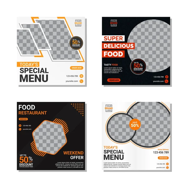 Yaratıcı sosyal medya tasarım şablonu