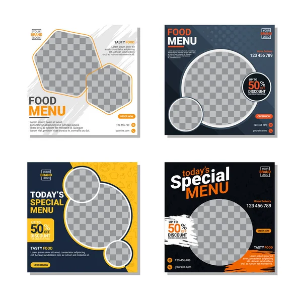 Yaratıcı sosyal medya tasarım şablonu