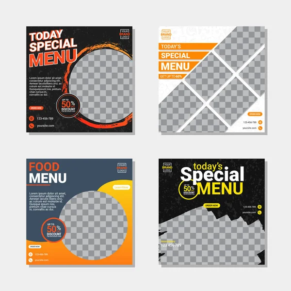 Yaratıcı sosyal medya tasarım şablonu