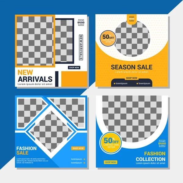 Yaratıcı sosyal medya tasarım şablonu