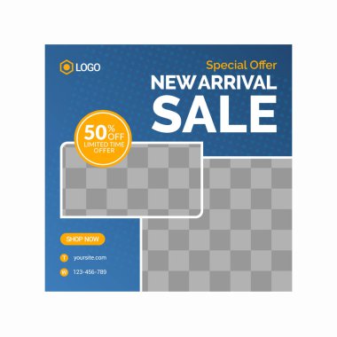 Modern sosyal medya tasarım şablonu