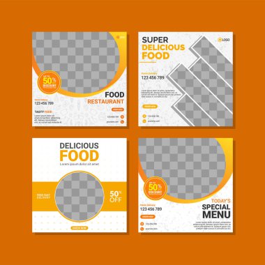 Modern sosyal medya tasarım şablonu