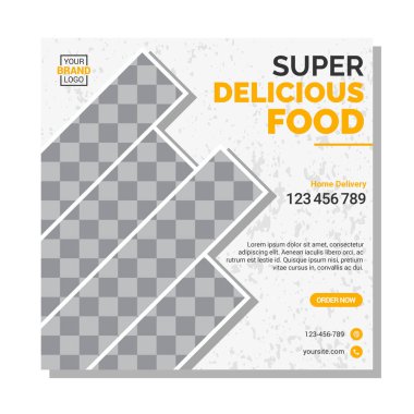 Yaratıcı sosyal medya tasarım şablonu