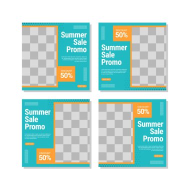 Yaratıcı sosyal medya tasarım şablonu