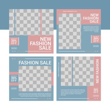 Yaratıcı sosyal medya tasarım şablonu