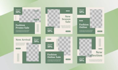 Yaratıcı sosyal medya tasarım şablonu