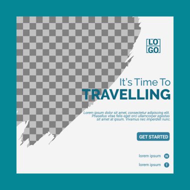 Yaratıcı sosyal medya tasarım şablonu