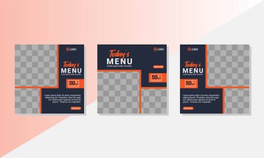 Yaratıcı sosyal medya tasarım şablonu