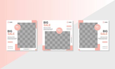 Yaratıcı sosyal medya tasarım şablonu