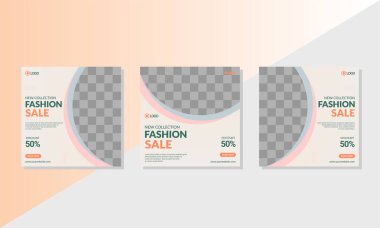 Yaratıcı sosyal medya tasarım şablonu