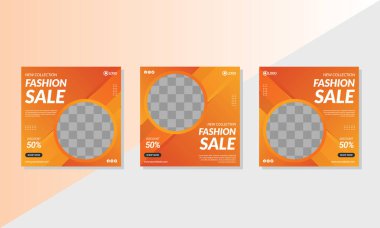 Yaratıcı sosyal medya tasarım şablonu