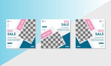 Yaratıcı sosyal medya tasarım şablonu