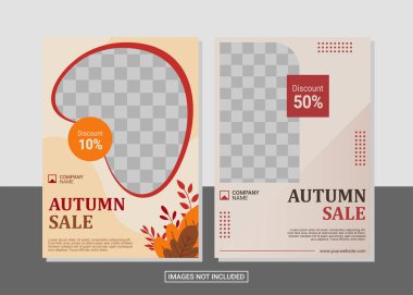 Yaratıcı broşür ve kapak şablonu