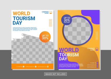 Yaratıcı broşür ve kapak şablonu