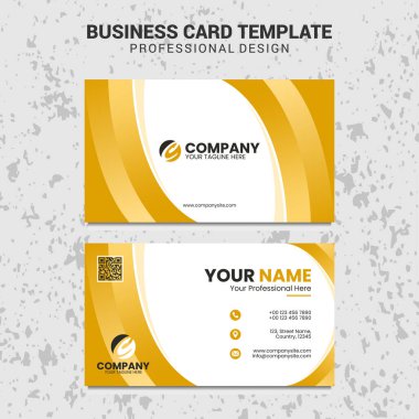 Modern Profesyonel İş Kartı Şablonu