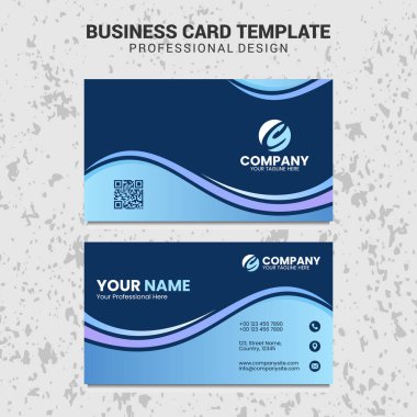 Modern Profesyonel İş Kartı Şablonu