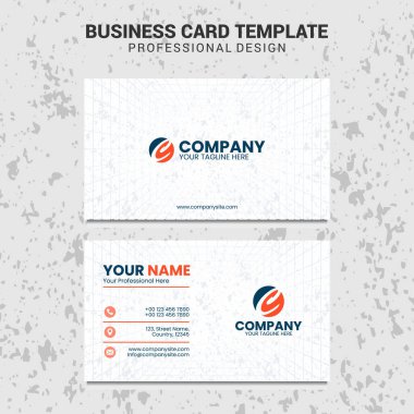 Modern Profesyonel İş Kartı Şablonu