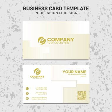Modern Profesyonel İş Kartı Şablonu