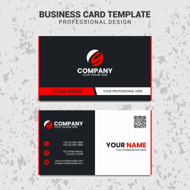 Modern Profesyonel İş Kartı Şablonu