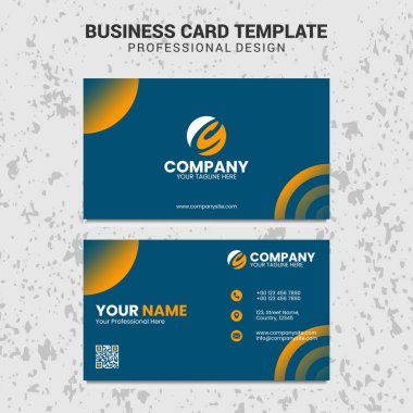 Modern Profesyonel İş Kartı Şablonu