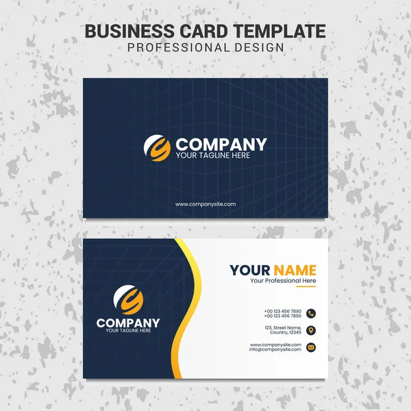 Modern Business Card Template — Stock Vector