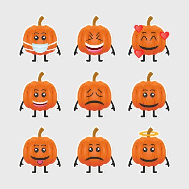 Sevimli modern çizgi film tasarım şablonu