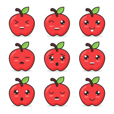 Sevimli modern çizgi film tasarım şablonu