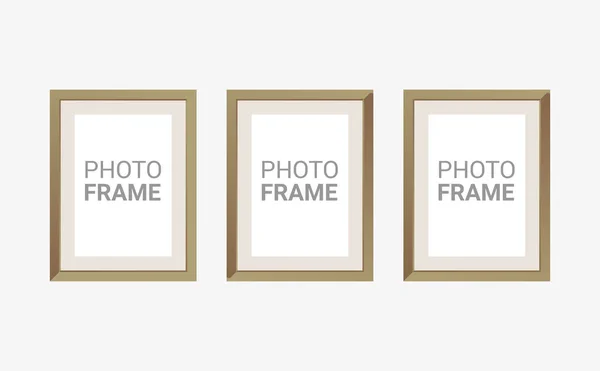 Vector Photo Frame Design Template — Stock Vector